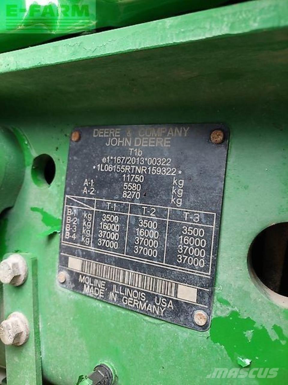 John Deere 6r155 Traktori