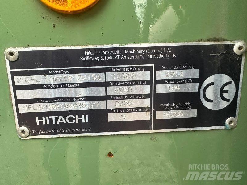 Hitachi ZW 150 Utovarivači na kotačima