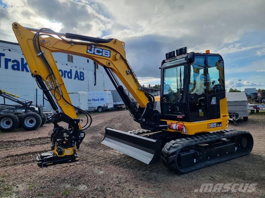 JCB 85Z-2 Ny! omg.lev! Midi bageri 7t – 12t
