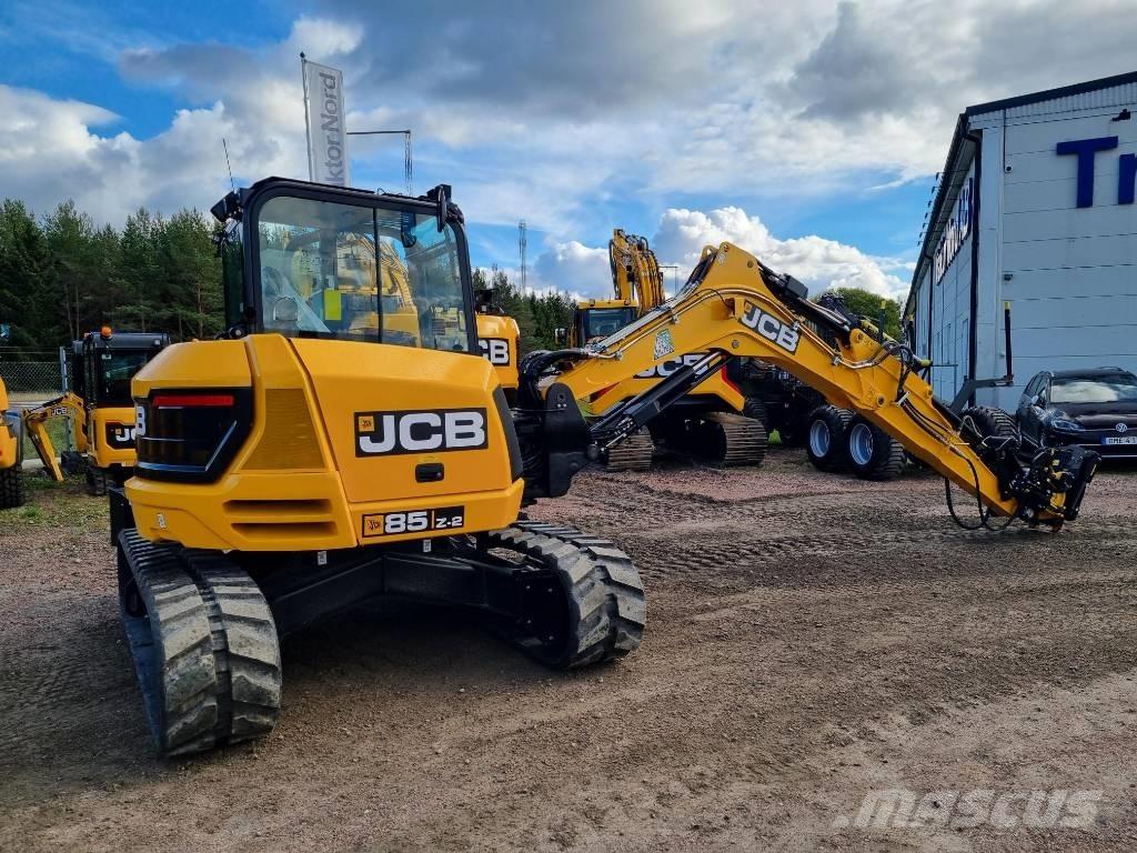 JCB 85Z-2 Ny! omg.lev! Midi bageri 7t – 12t