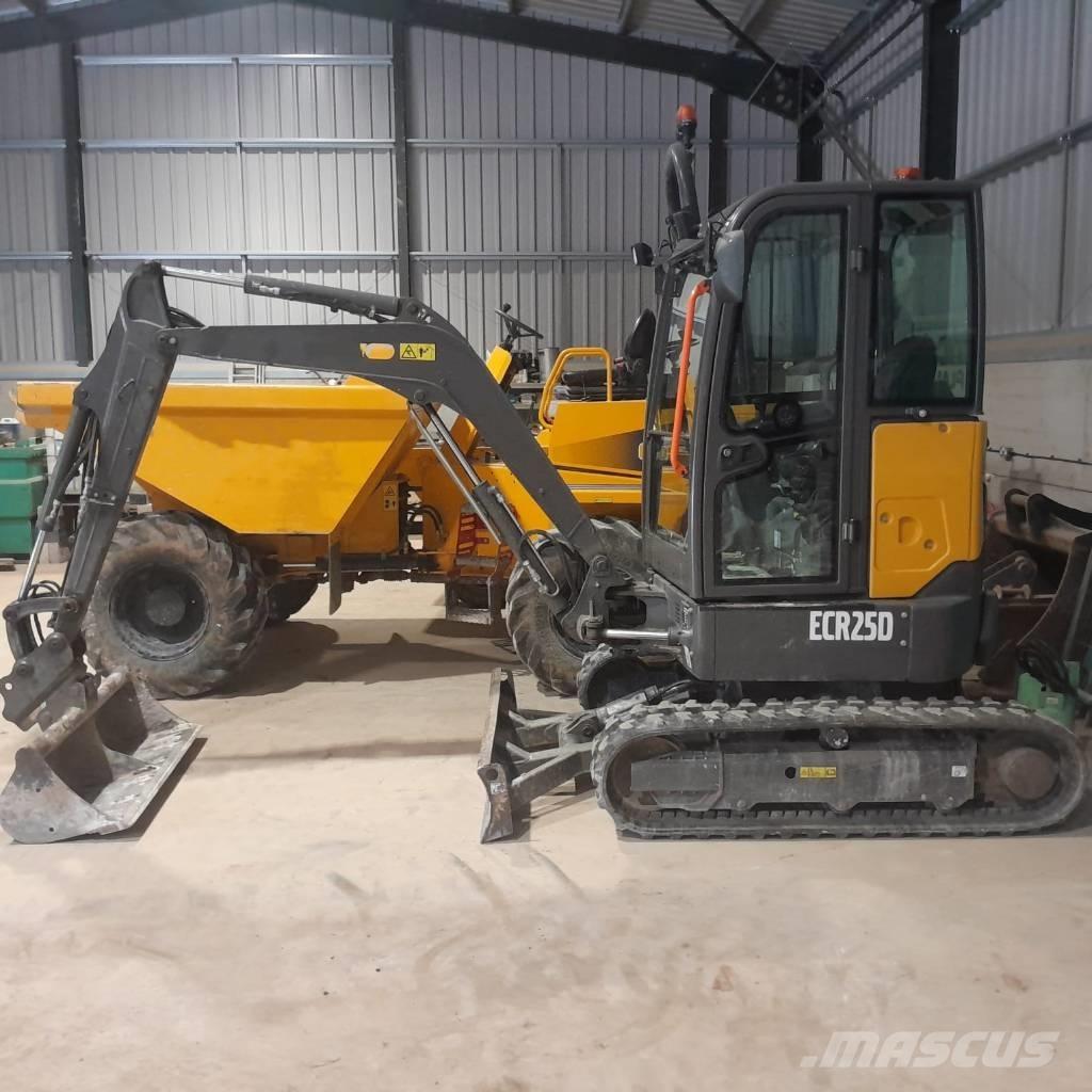 Volvo ECR 25 D Mini bageri <7t
