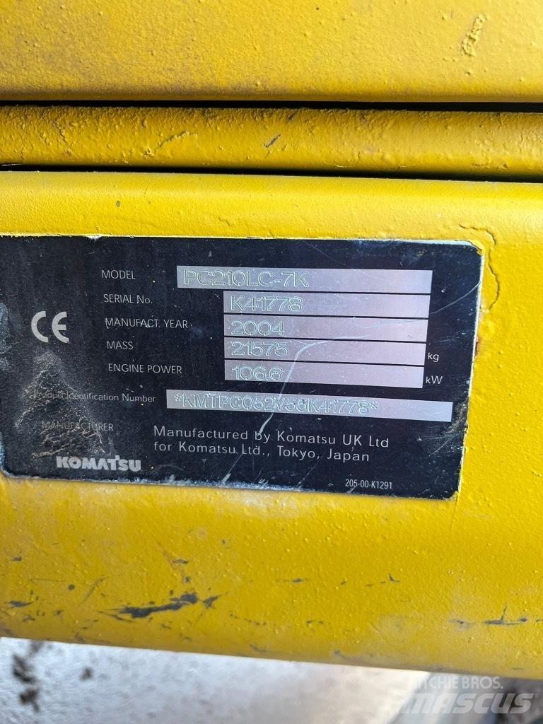 Komatsu PC 210 LC-7K Bageri gusjeničari