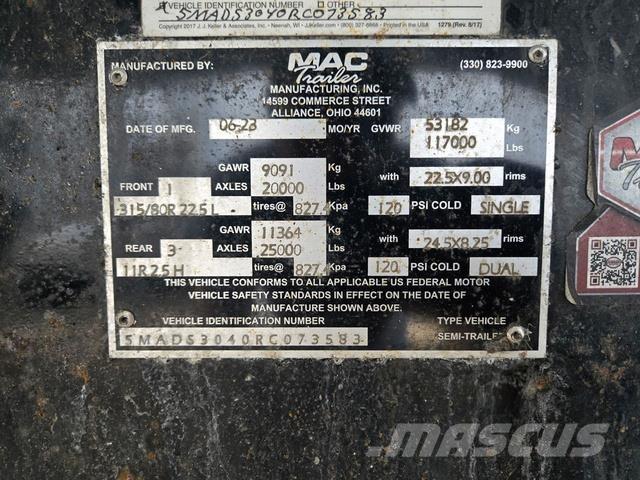 MAC END DUMP Ostale prikolice