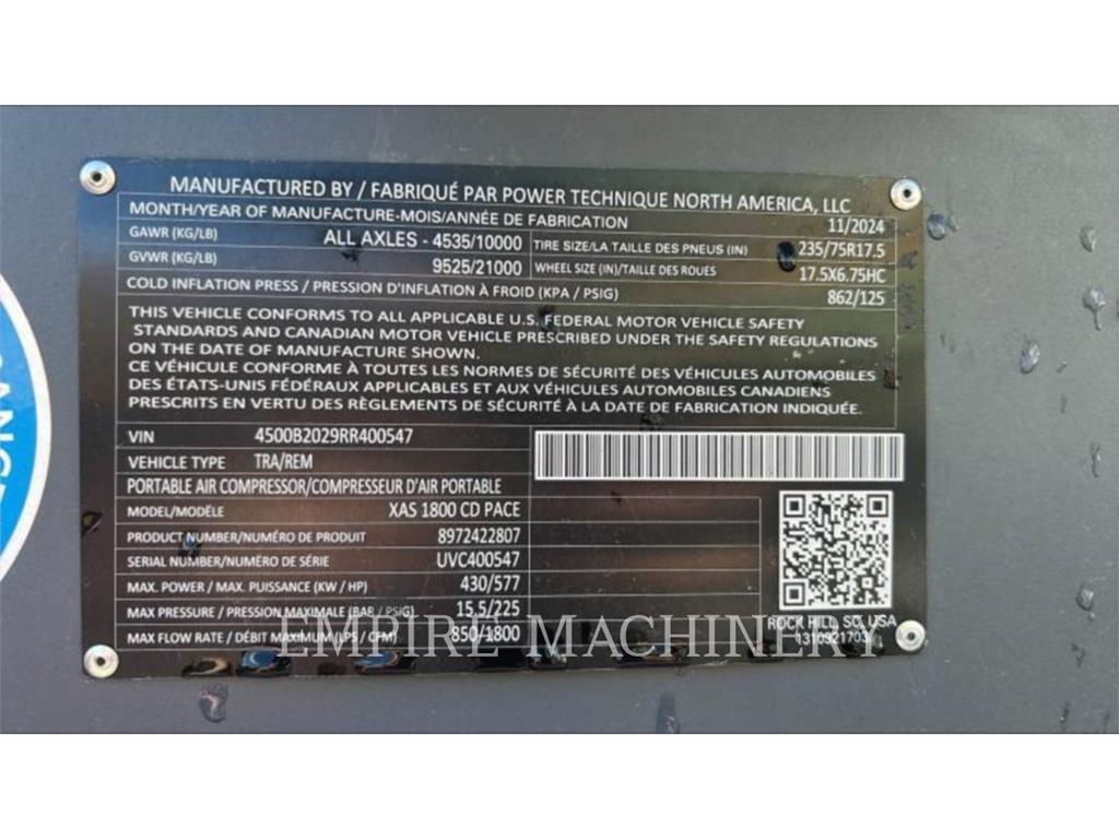 Atlas Copco XAS1800CD Kompresori