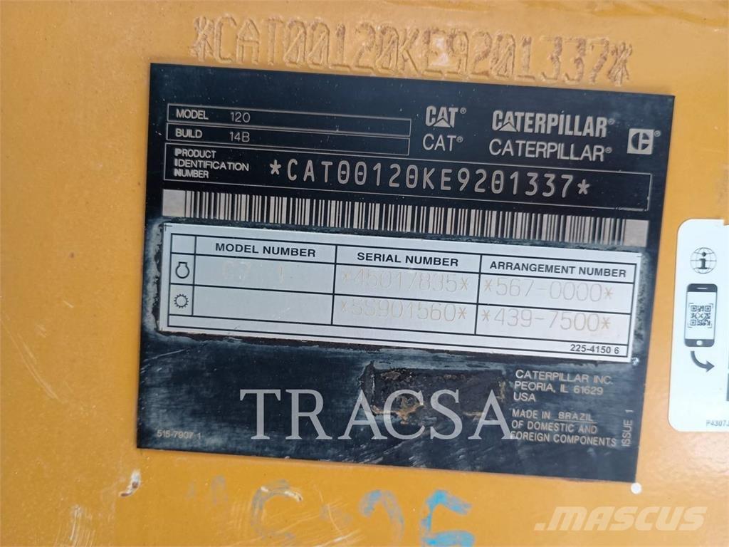 CAT 120 Grejderi