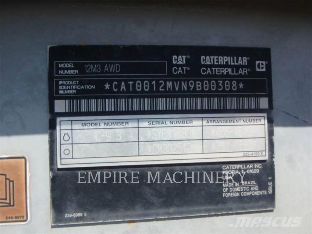 CAT 12M3 AWD Grejderi