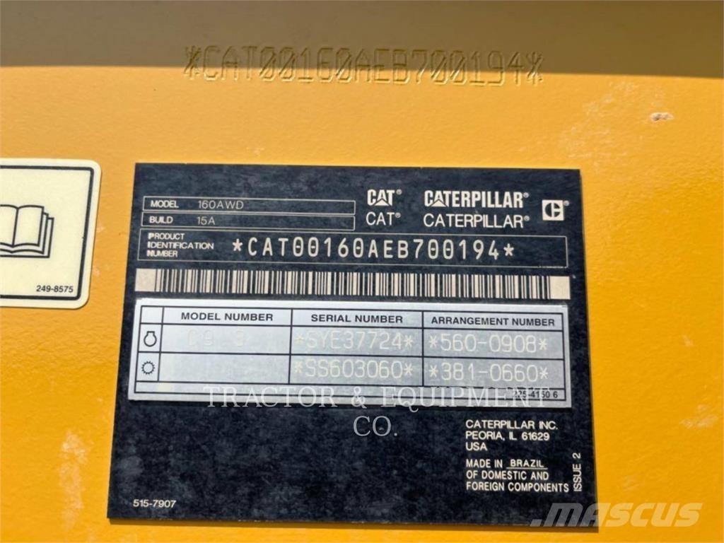 CAT 160 AWD Grejderi