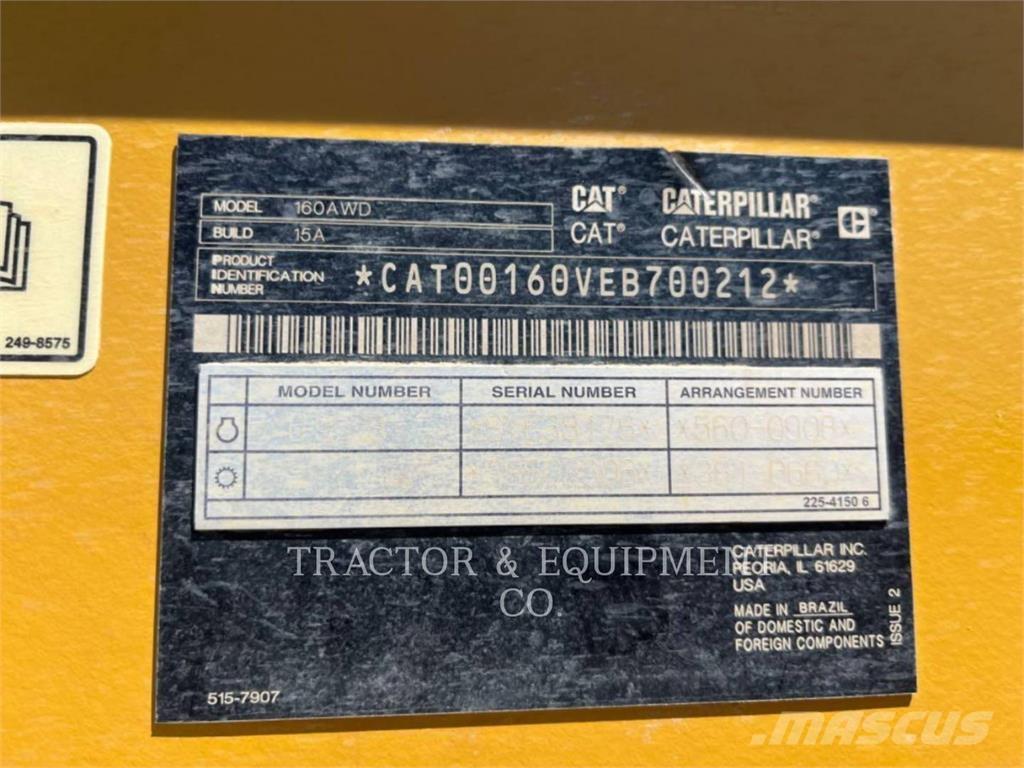 CAT 160 AWD Grejderi
