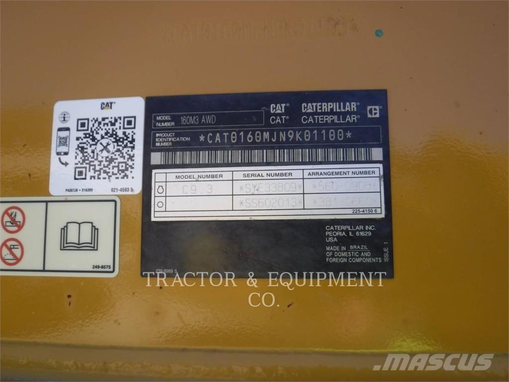 CAT 160M3 AWD Grejderi