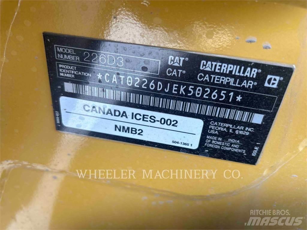 CAT 226D3 C3H2 Skid steer mini utovarivači