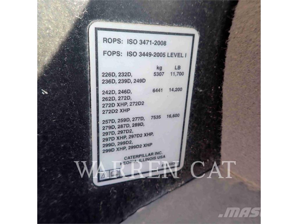 CAT 236D Skid steer mini utovarivači