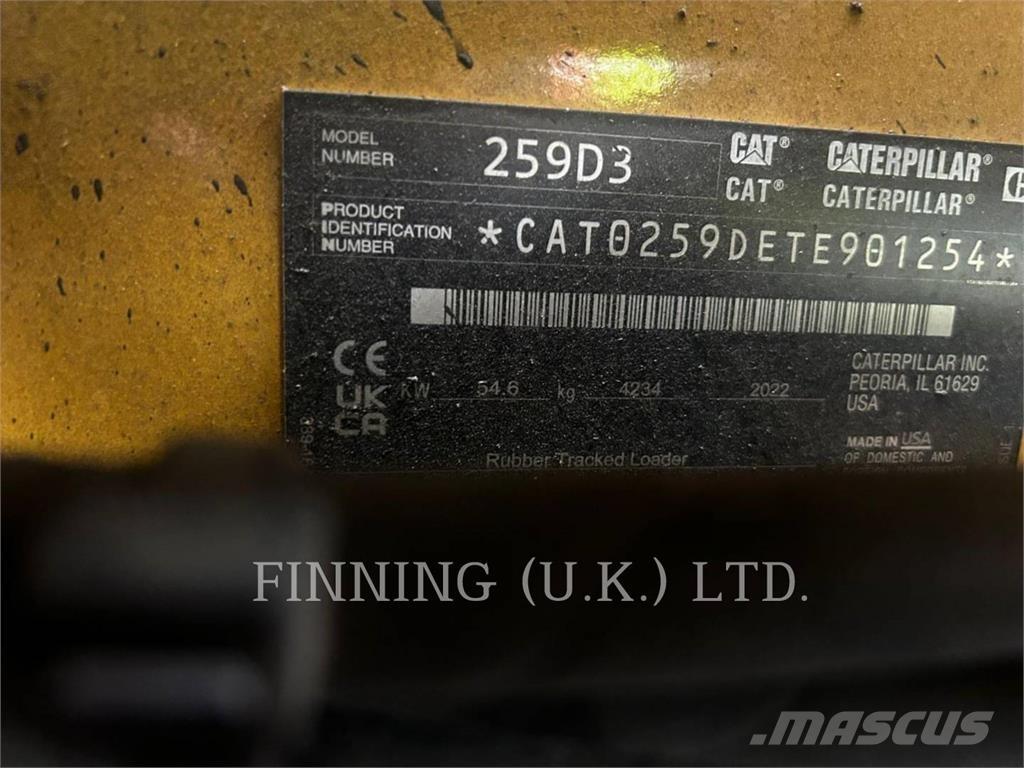 CAT 259D3 Skid steer mini utovarivači