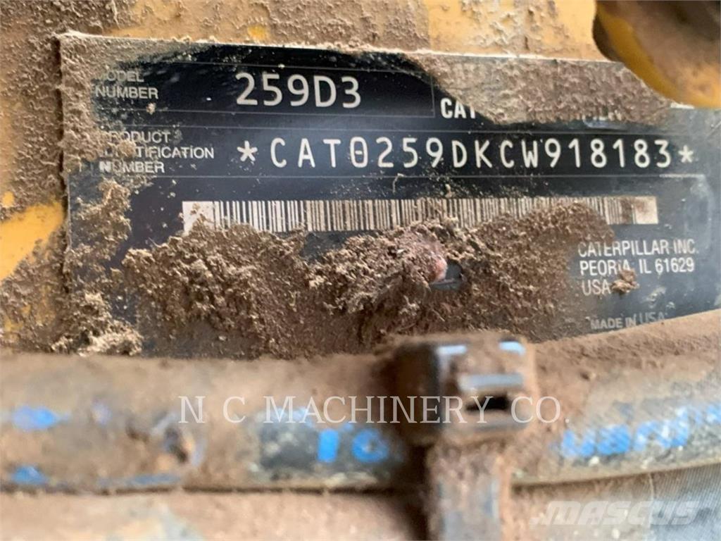 CAT 259D3 H3CB Skid steer mini utovarivači