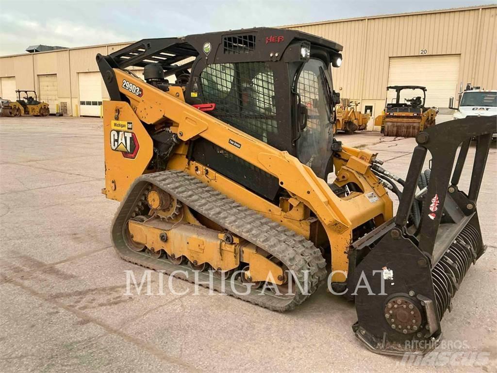 CAT 299D3XE D1AQBR Skid steer mini utovarivači