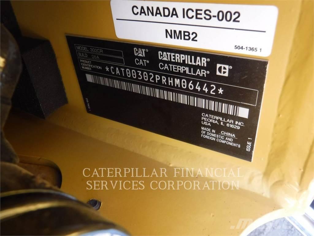 CAT 302-05CR Bageri gusjeničari