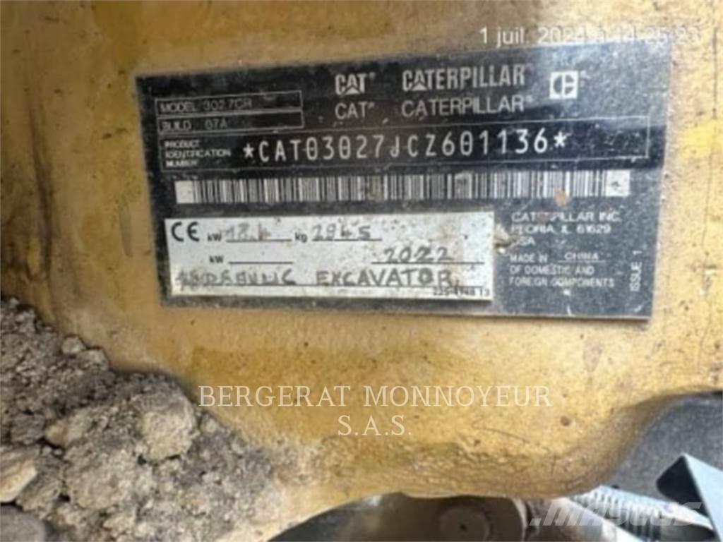 CAT 302.7 Bageri gusjeničari