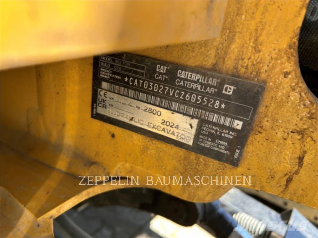 CAT 302.7CR-07 Bageri gusjeničari