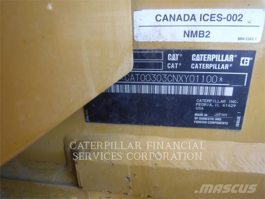 CAT 303-07CR Bageri gusjeničari