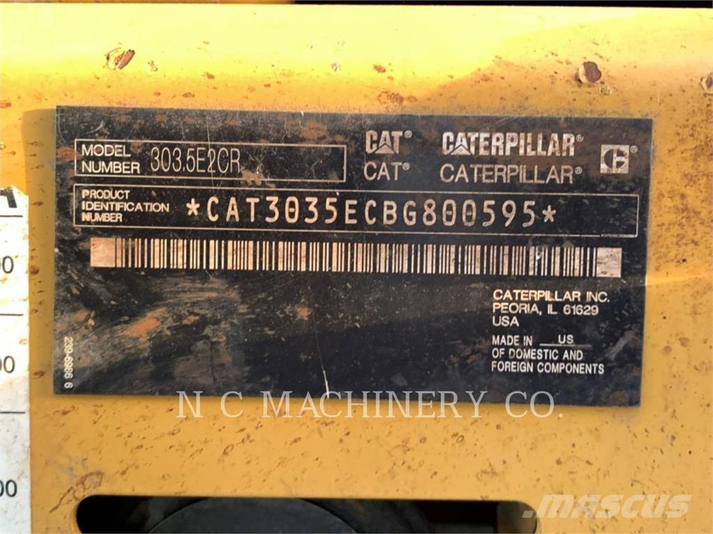 CAT 303.5E2CRN Bageri gusjeničari