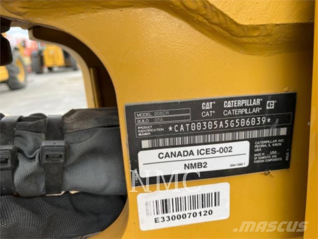 CAT 305-07CR Bageri gusjeničari