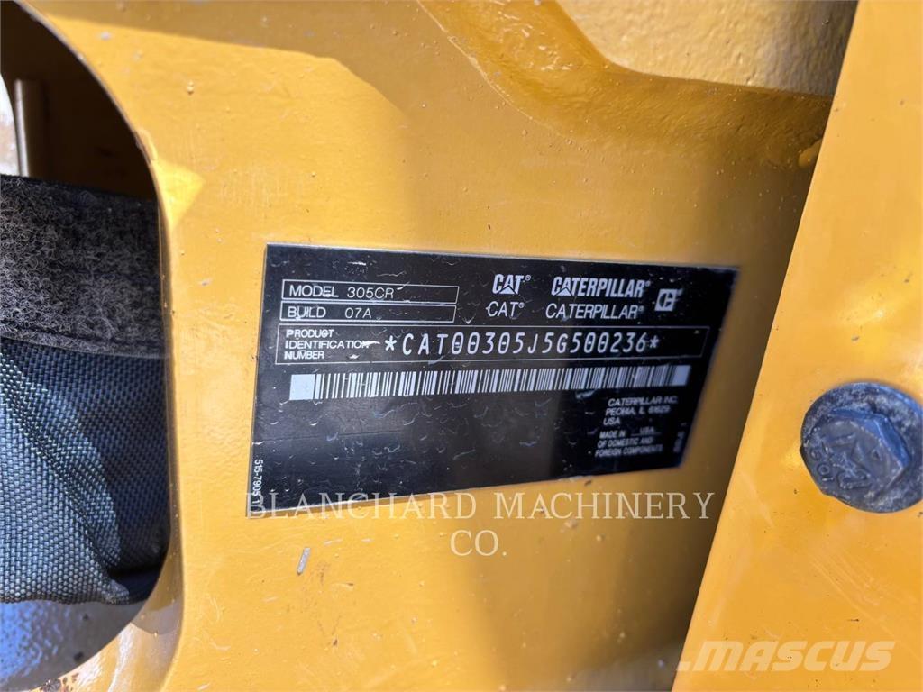 CAT 305-07CR Bageri gusjeničari