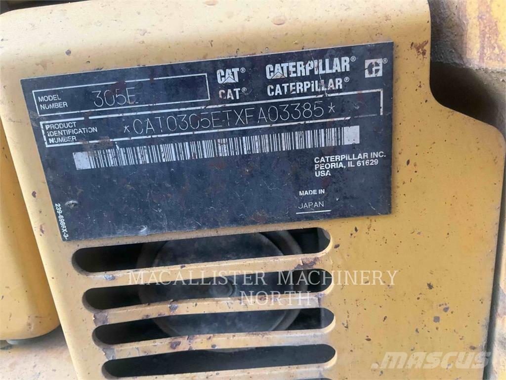 CAT 305ECR Bageri gusjeničari