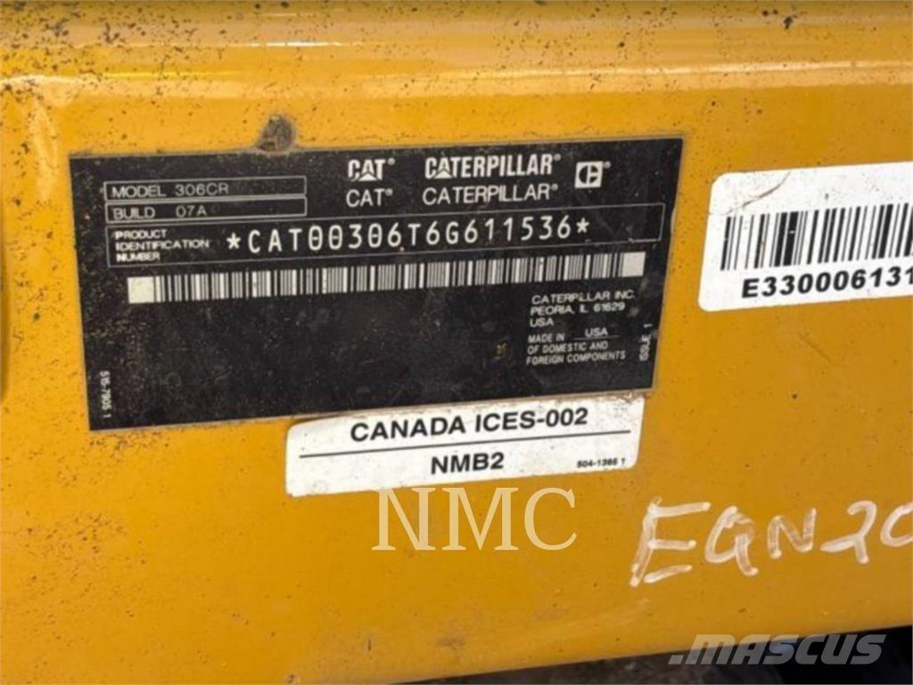 CAT 306-07CR Bageri gusjeničari