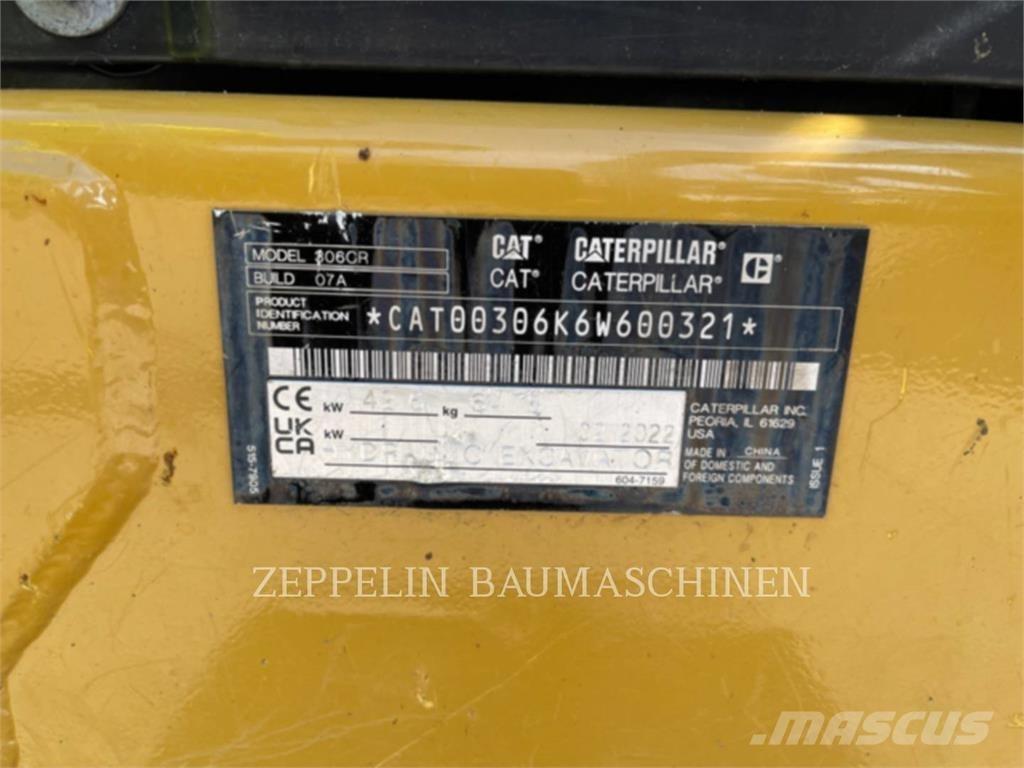 CAT 306CR-07A Bageri gusjeničari