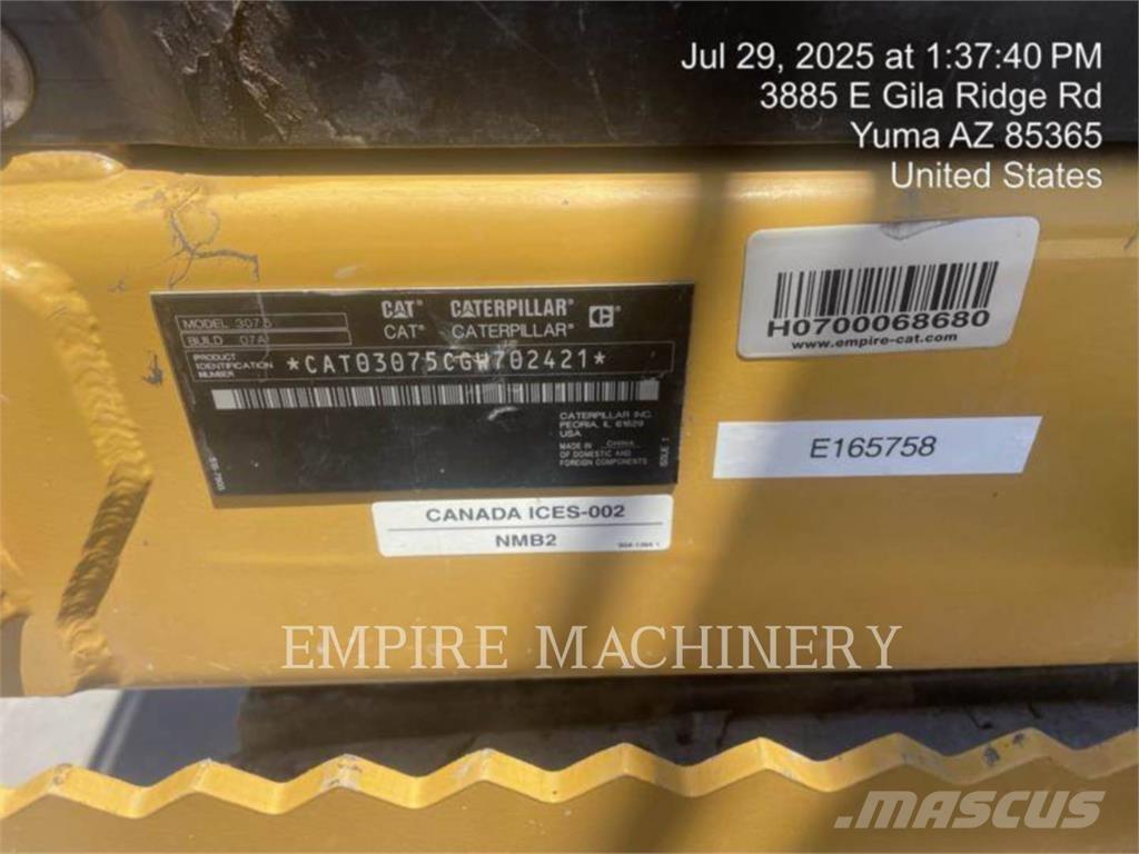 CAT 307.5-07 Bageri gusjeničari