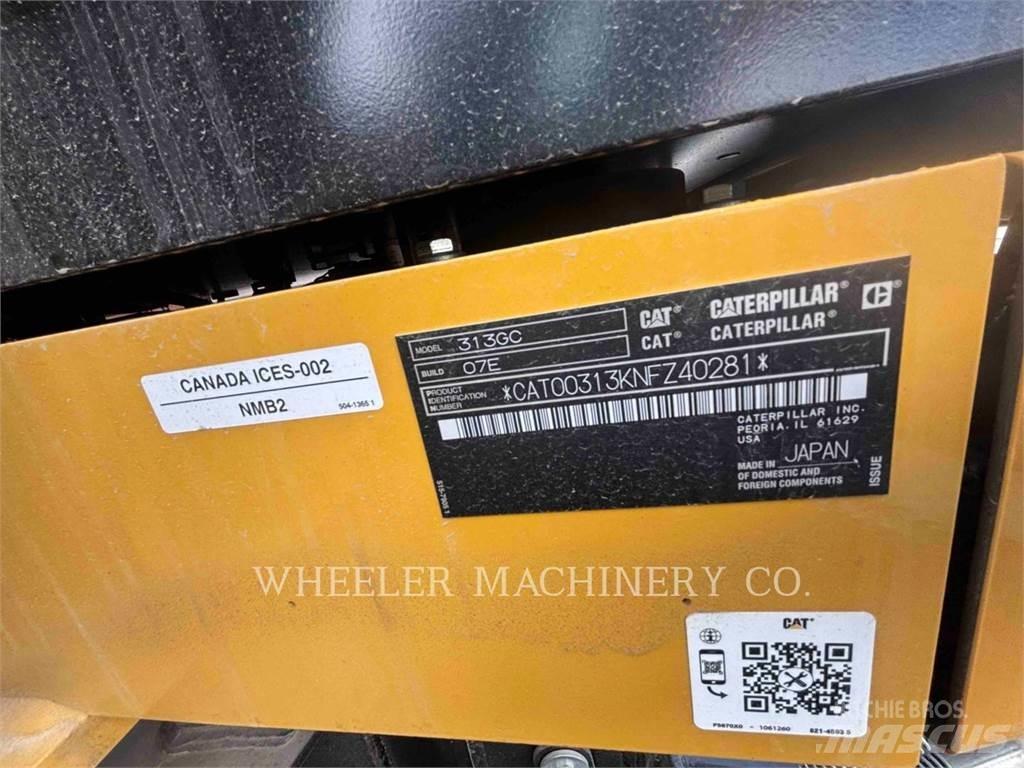 CAT 313 GC CF Bageri gusjeničari