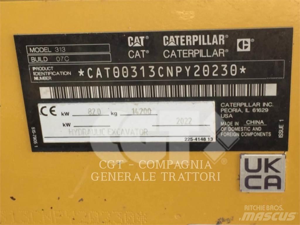 CAT 313 NG Bageri gusjeničari