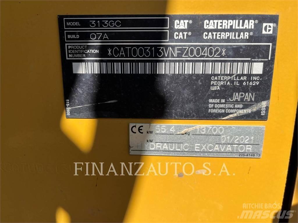 CAT 313GC Bageri gusjeničari