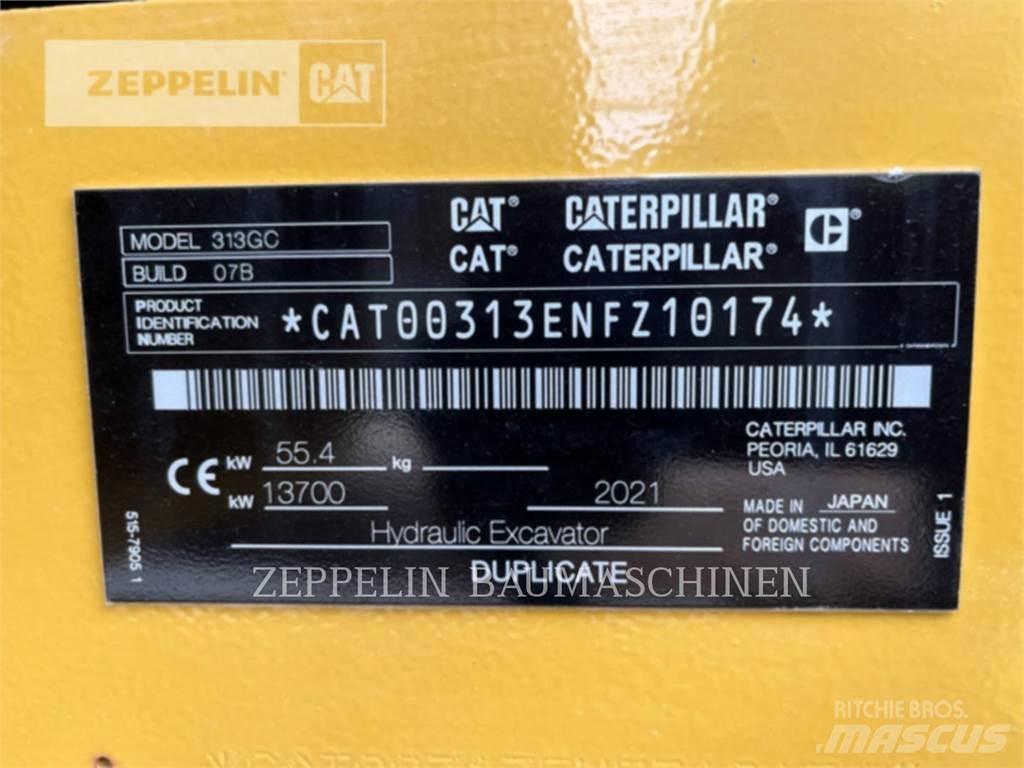 CAT 313GC Bageri gusjeničari