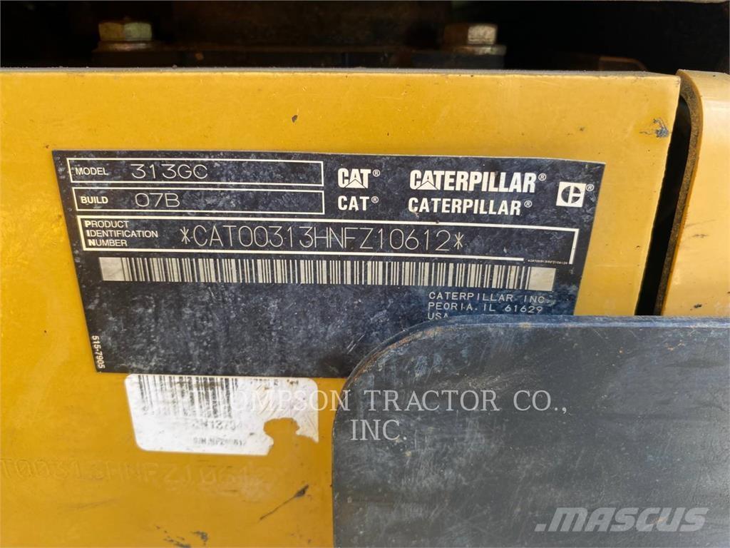 CAT 313GC Bageri gusjeničari