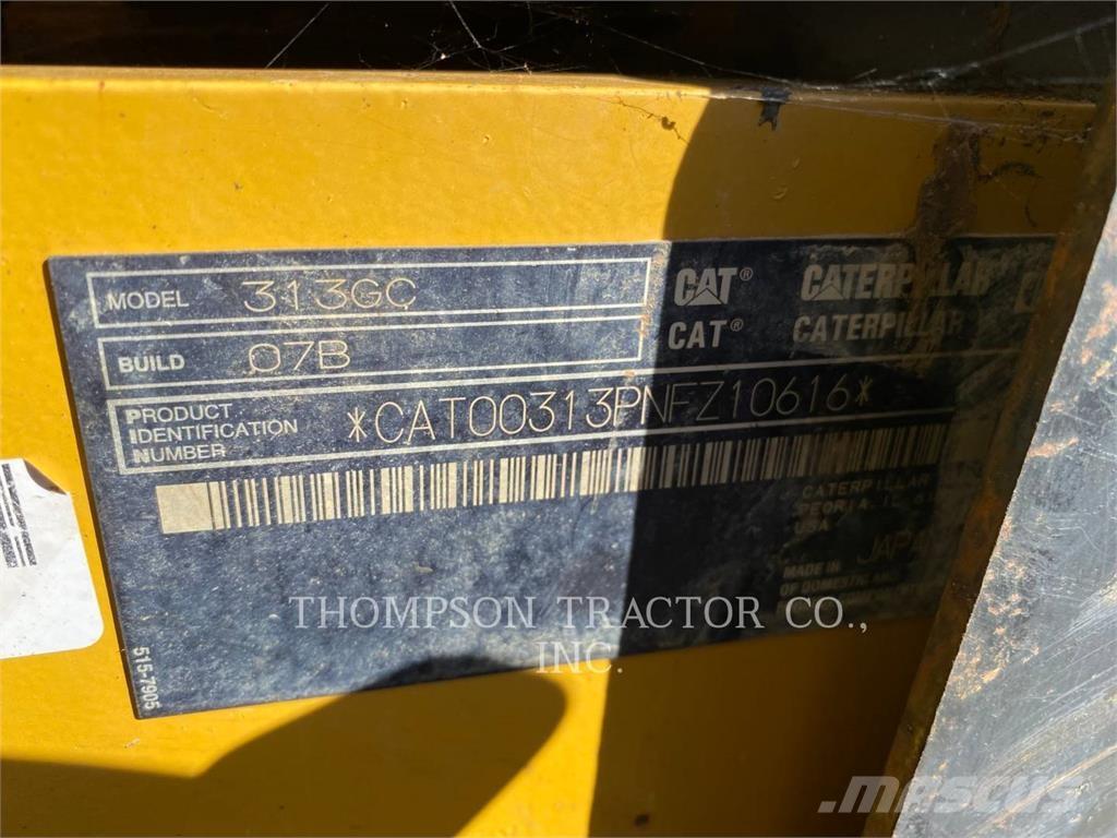 CAT 313GC Bageri gusjeničari
