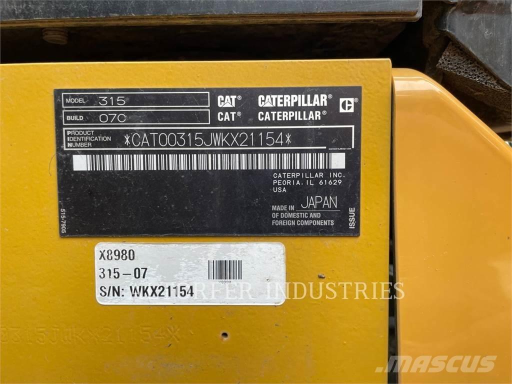 CAT 315-07 Bageri gusjeničari