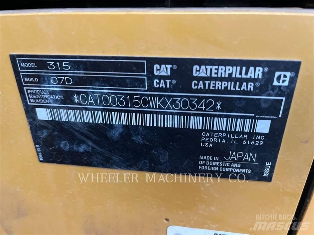 CAT 315 CF Bageri gusjeničari