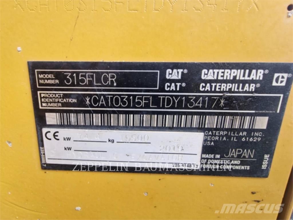 CAT 315FL Bageri gusjeničari