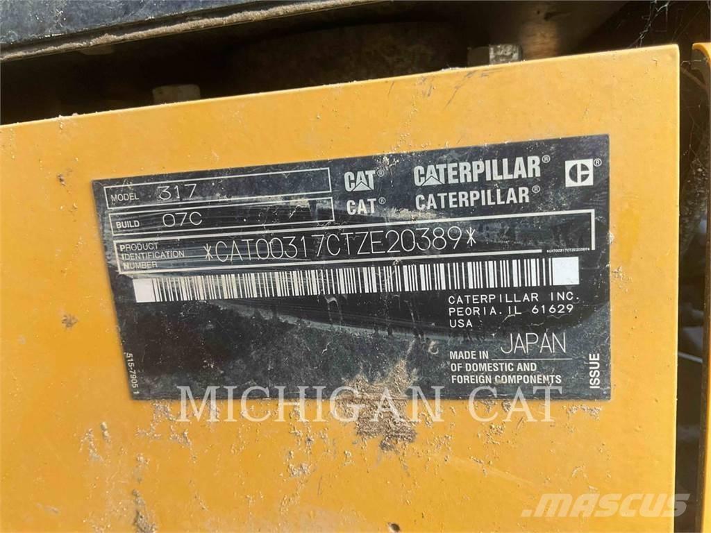 CAT 317 PQZ1 Bageri gusjeničari