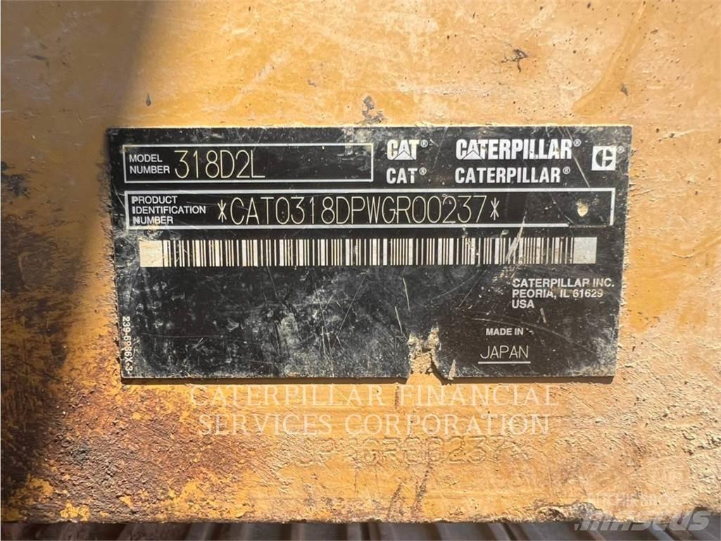 CAT 318D2L Bageri gusjeničari