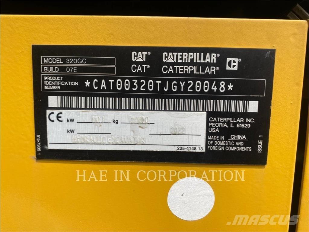 CAT 320-07GC Bageri gusjeničari