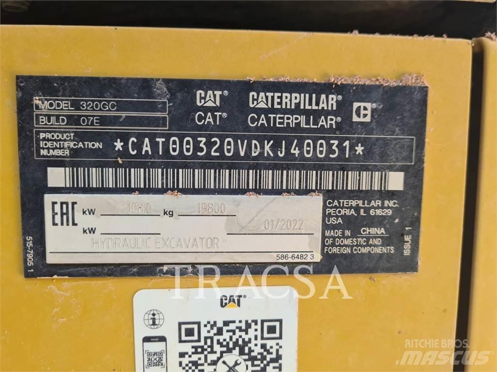 CAT 320GC Bageri gusjeničari