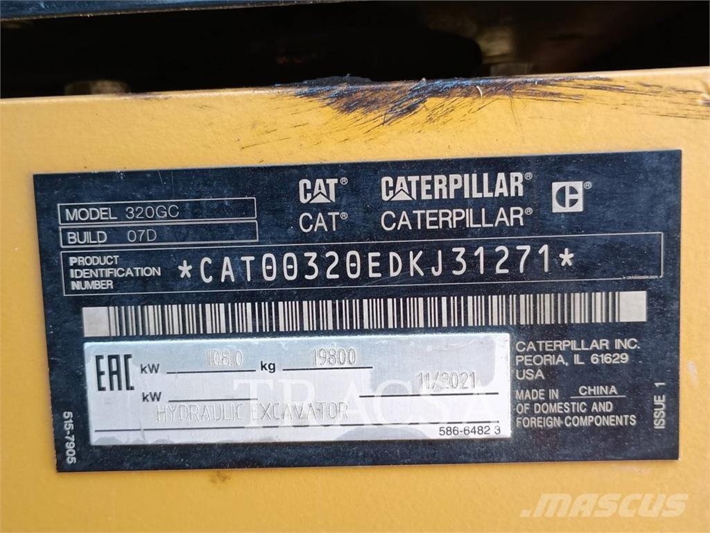 CAT 320GC Bageri gusjeničari