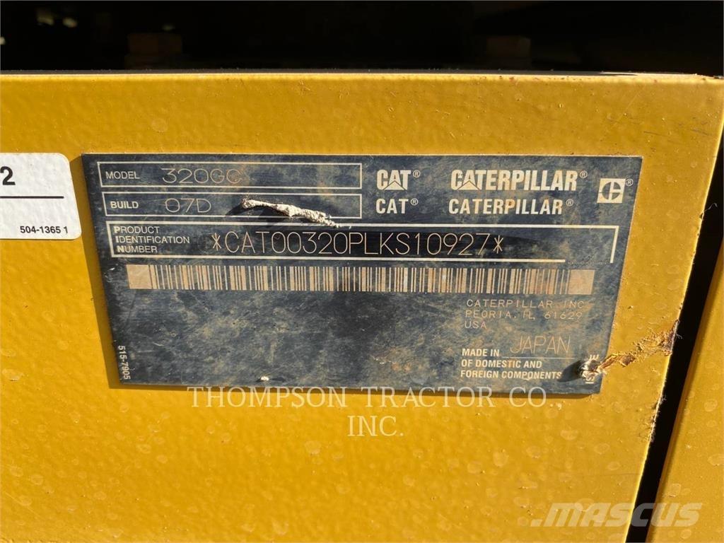 CAT 320GC Bageri gusjeničari