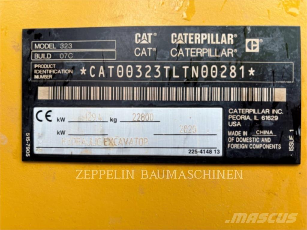 CAT 323-07C Bageri gusjeničari