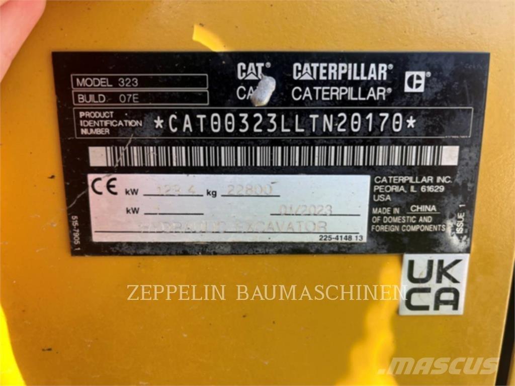 CAT 323-07D Bageri gusjeničari