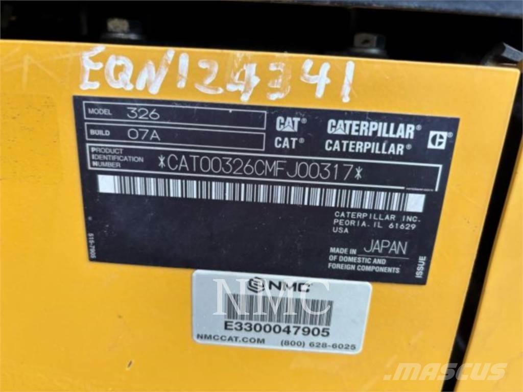 CAT 326-07 Bageri gusjeničari