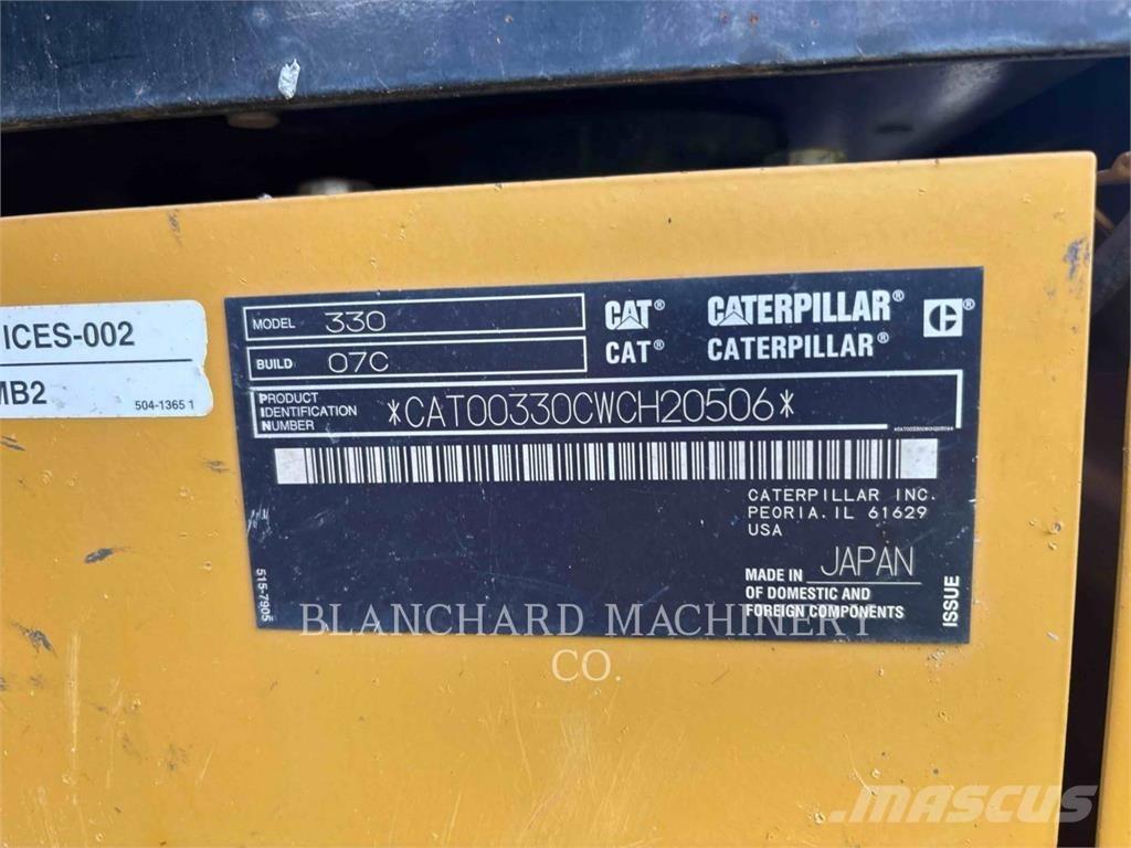 CAT 330 Bageri gusjeničari