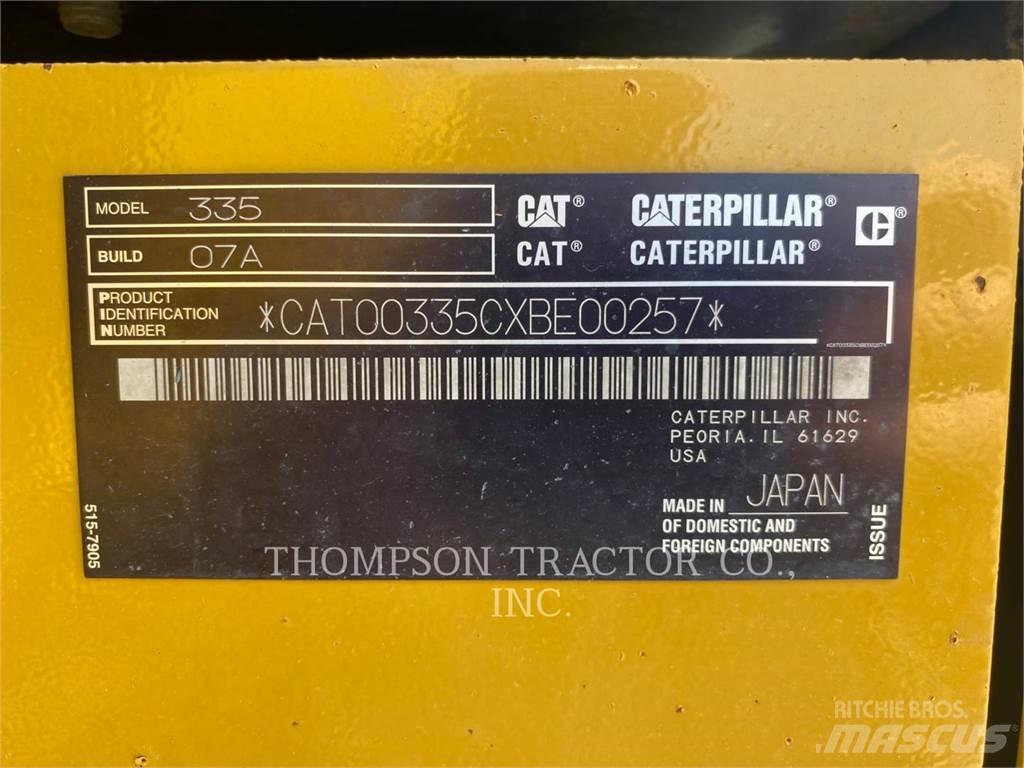 CAT 335 Bageri gusjeničari