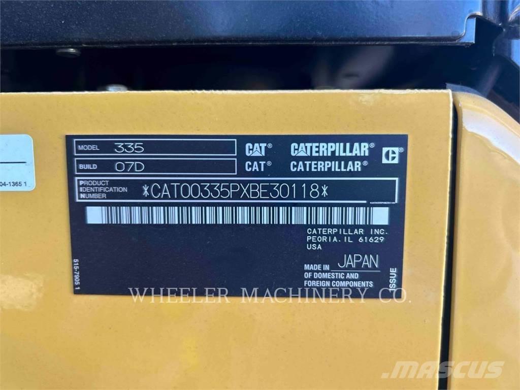 CAT 335 CF Bageri gusjeničari
